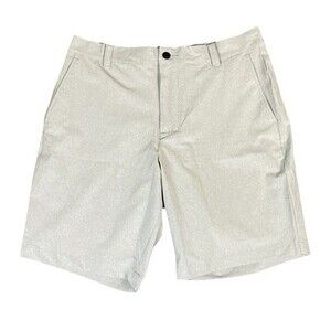 New Banana Republic Men's Comfort Flat Front Shorts 36 Gray 9" Inseam Golf